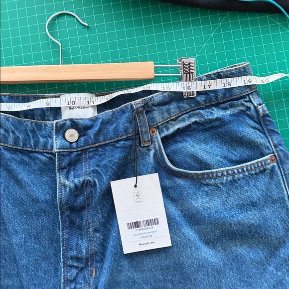 Reformation Blue Jean Shorts - Picture 13 of 15